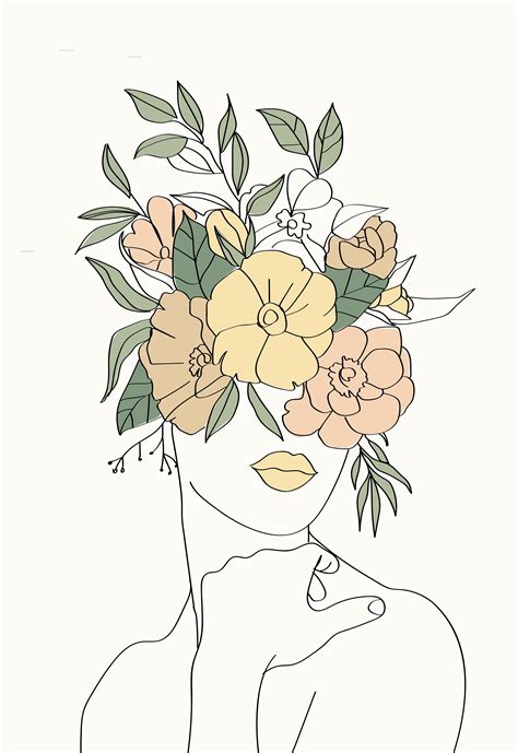 Aesthetic Flowers Drawing References Mdqahtani