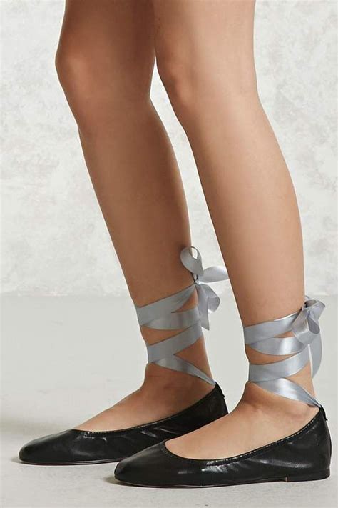Forever 21 Lace Up Ballet Flats With Images Lace Up Ballet Flats