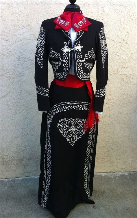 Mexican Charra Mariachi Suit Size From Mexico Pieceset Traje