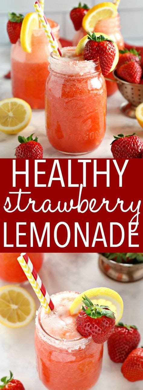 This Healthy Strawberry Lemonade Is The Perfect Naturally Sweetened