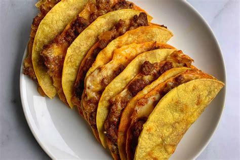 The Best Beef And Cheese Oven Baked Tacos For Meal Prep