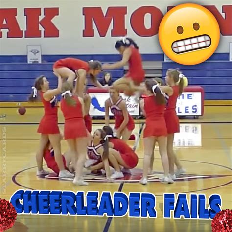 Fail Friday Follies When Cheerleading Stunts Stink And Flips Flop