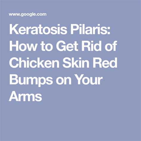 How To Combat Those Little Red Bumps On Your Arms Once And For All