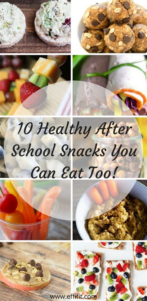 10 Protein Packed After School Snacks Effifit Snacks Food