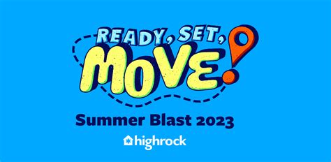 Summer Blast Registration Opens April 30th Highrock Church Metrowest