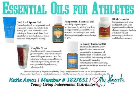 Essential Oils For Athletes Member 1827651 Young Living Essential