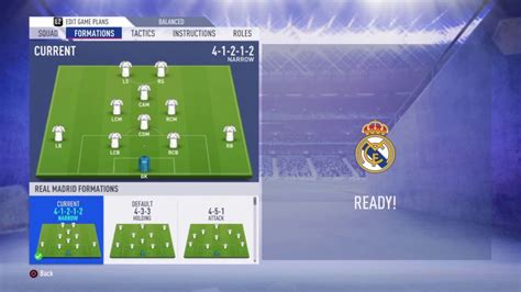Fifa 19 Real Madrid Review Best Formation Best Tactics And Instructions Youtube