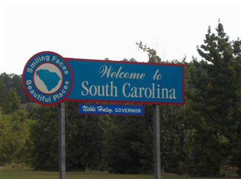 South Carolinas Welcome Sign ~ Our Road Trips