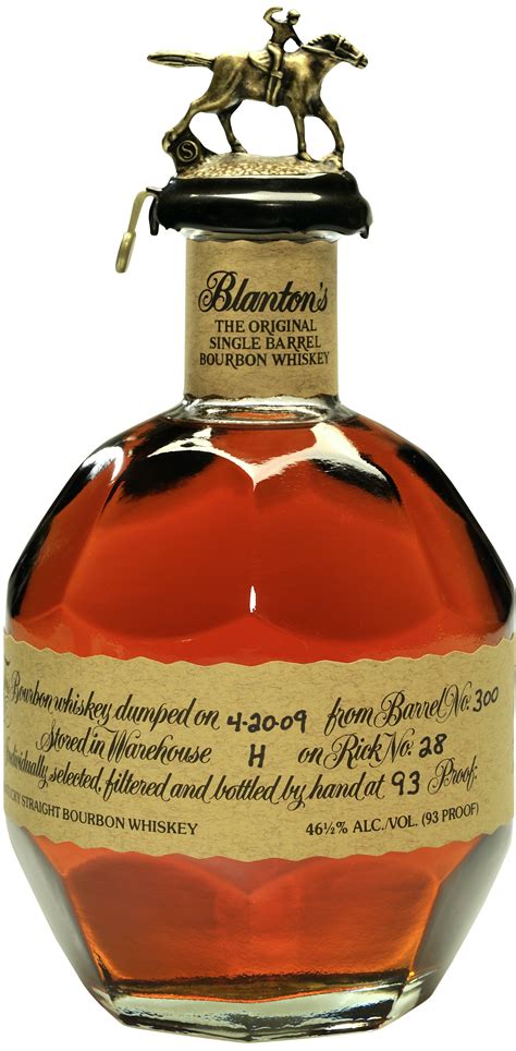Blantons Original Single Barrel Bourbon Whiskey 750ml Litchfield