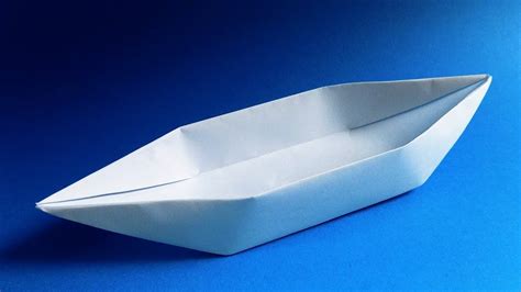 How To Make A Paper Boat That Floats Origami Boat Youtube