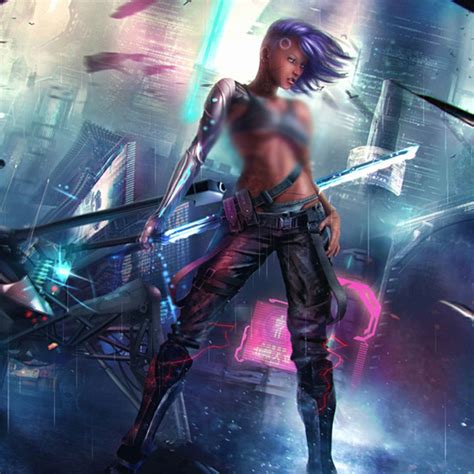17+ Wallpaper Engine Cyberpunk Anime Girl - Tachi Wallpaper