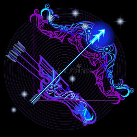 Znak Zodiaka Sagittarius Gwiazdozbiór Sagittarius Również Zwrócić Corel
