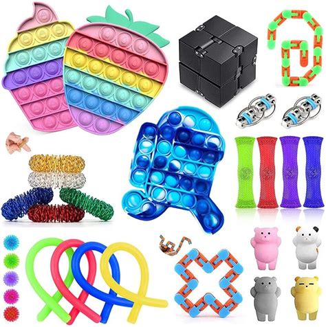 New Fidget Pack 30 Pack Fidget Toy Set For Kids Adults Sensory