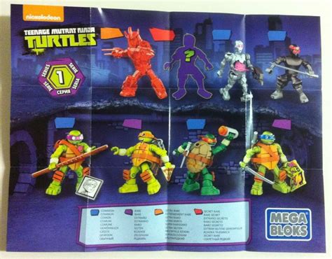 Leonardo Teenage Mutant Ninja Turtles Nickelodeon Series 1 Mega Bloks