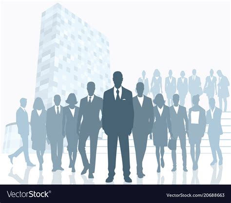Group Of Businessmen Royalty Free Vector Image