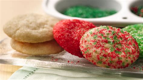 Confectioners icing or sprinkle with powdered sugar, if desired. Simple Holiday Sugar Cookies recipe from Pillsbury.com