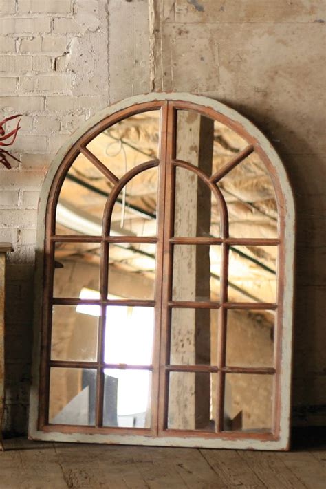 Arched window mirror brighten room farmhouse wall mirrors window design mirror window pane mirror bow window wood arch mirror decor. Arched Multi Pane Window Frame Mirror | Arched window ...