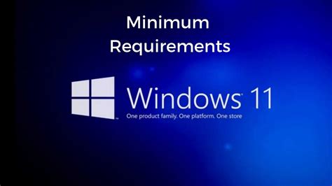 Windows 11 Minimum System Requirements You Must Have Youtube Zohal