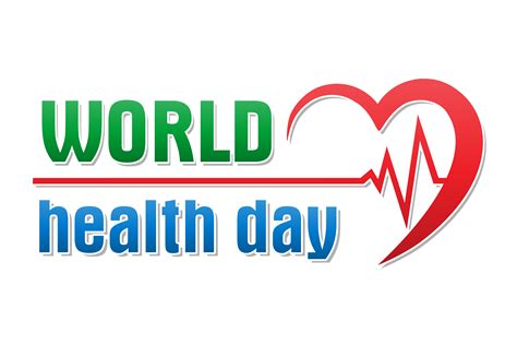 World Health Day Logo Text Banner Vector Illustration 492437 Vector Art