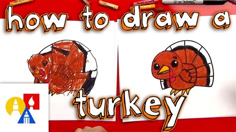How To Draw A Cartoon Turkey Youtube