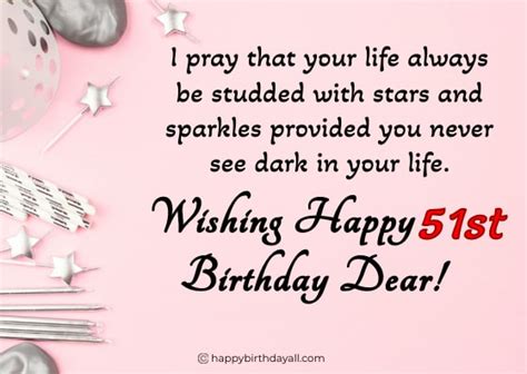 Happy 51st Birthday Wishes For Friend Brother Sister