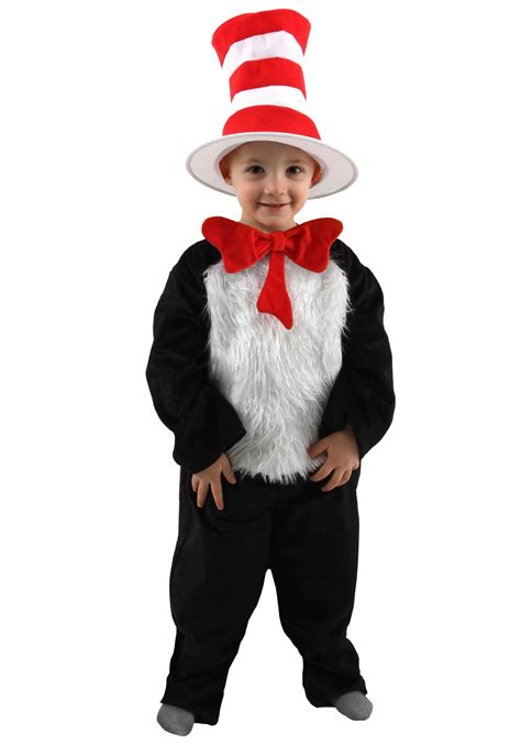 Deluxe Toddler Cat In The Hat Costume Childrens Costumes Boy