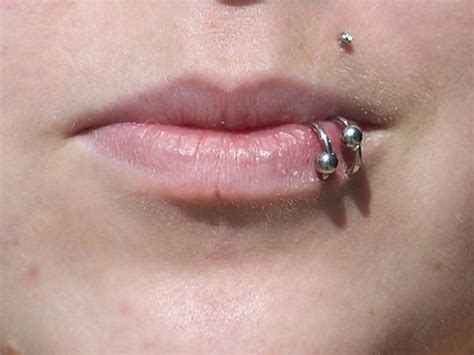 Cool Silver Rings Lower Lip Piercing For Women Lip Piercing Jewelry
