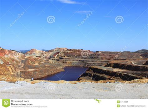 Minas De Riotinto Nerva Huelva Province Andalus Stock Image Image
