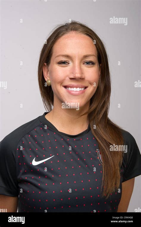American Female Soccer Player Lauren Cheney At The Team Usa Media