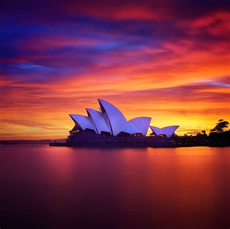Sunrise over the Sydney Opera, Australia photo on Sunsurfer