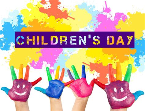 Childrens Day Colorful Hands