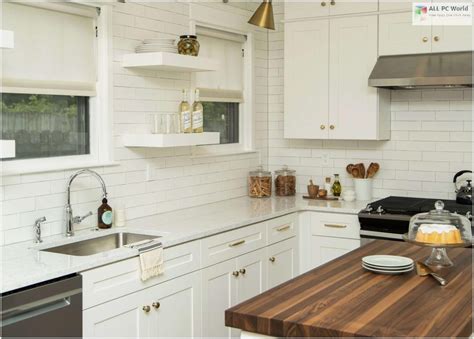 A backsplash is a bright and bold color, as is the wallpaper; 2020 Kitchen Design v9 Free Download - ALL PC World