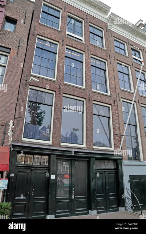 Das Anne Frank Haus In Amsterdam Niederlande Stockfotografie Alamy