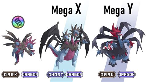 Drawing Every Mega X Y Pokémon Evolutions Durant Hydreigon Volcarona
