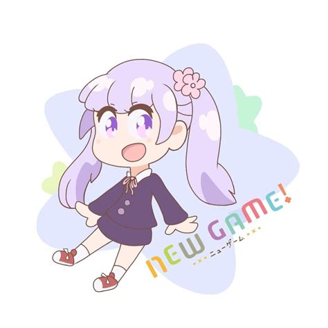 Chibi Aoba Fan Art Drawn By Me Dont See Nearly Enough Art Of New Game