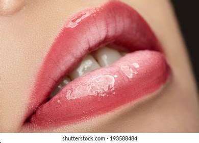 Beautiful Female Lovers Kissing Tongues Out Stock Photo Shutterstock