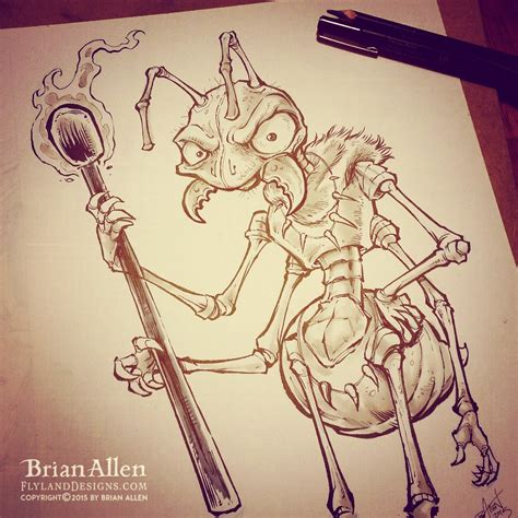 Brian Allen Illustrates Childrens Book Ant Csi Artists Blogs
