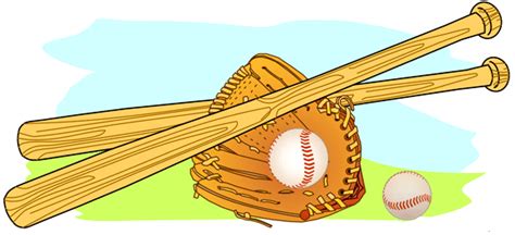 Baseball Bat And Glove Clipart Clip Art Library