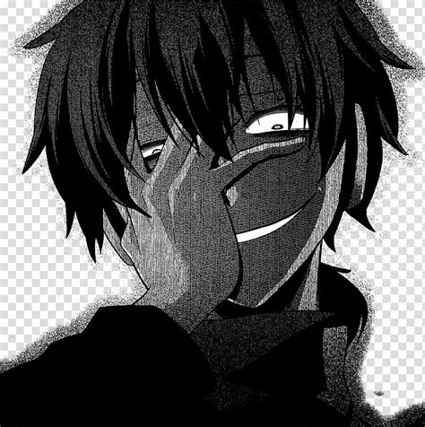 Anime Manga Black And White Desktop Manga Boy Transparent Background