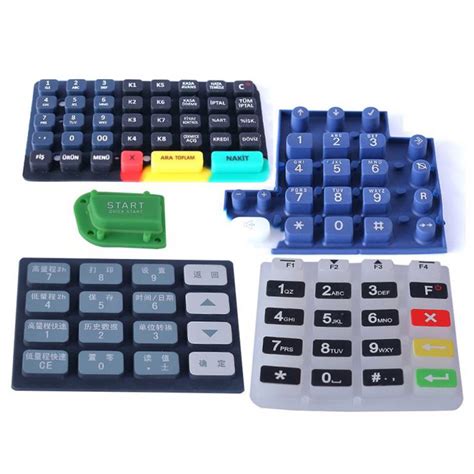 Silicone Button Oemodm Custom Rubber Keypad With Texture Adding Carbon