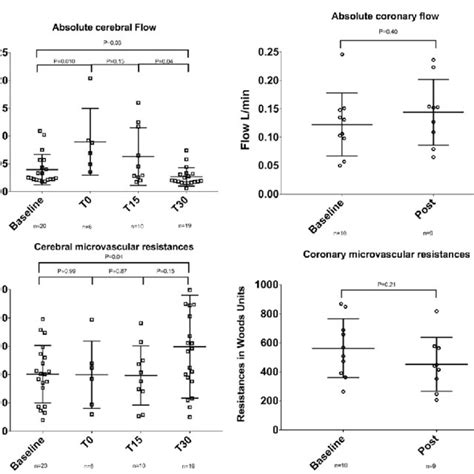 Flow Modifications After Cardiac Arrest In All Animals The Upper Left