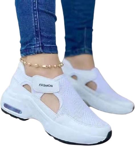 tenis ortopédicos para mujer con suela acolchada de aire para parejas zapatos de caminata con