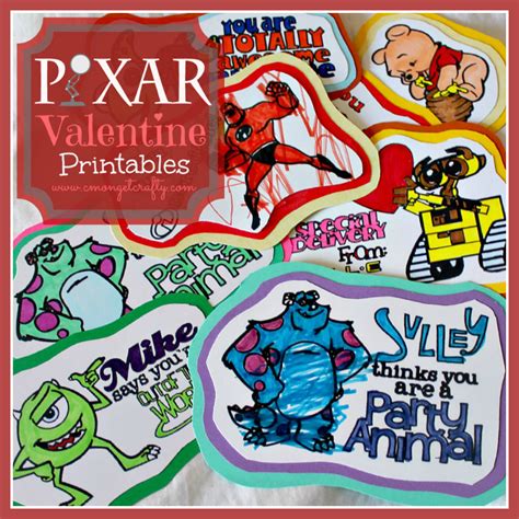 Free Disney Pixar Valentines Day Printables