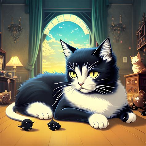 Masterpiece Best Quality Exquisite 8k Anime Cat