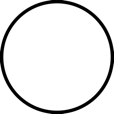 Hollow Circle Png Hollow Circle Png Circle Border Icon Png