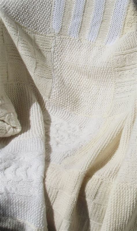 Wool Blanket Made Out Of Wool Rests Stricken Und Häkeln Häkeln Stricken