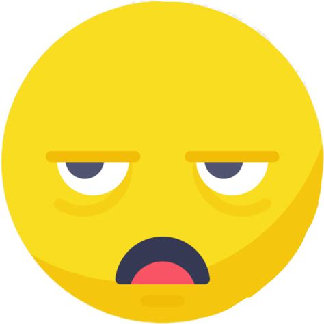 Transparent Sleepy Emoji Png Bored Icon Png Original Size Png Image