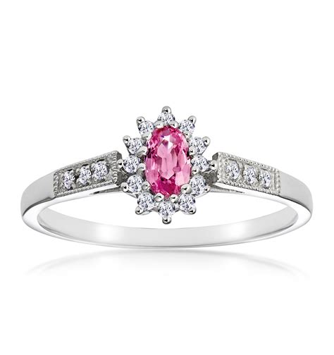 Pink Sapphire Rings The Diamond Store