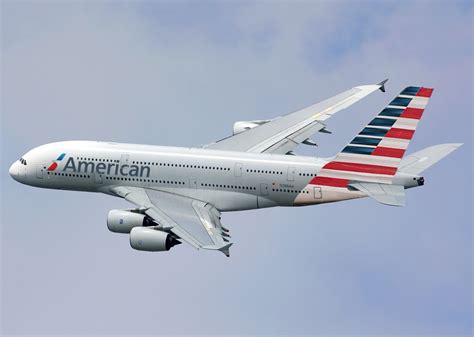 American Airlines New Livery On Airbus A380 American Airlines