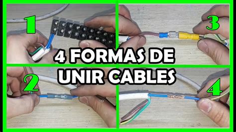 Unión Correcta Para Cables Eléctricos Prolongar Conectar Empalmar